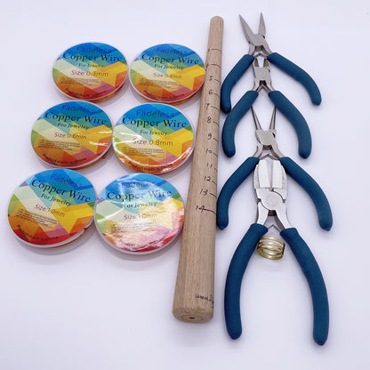 Jewelry Making Starter Pack DIY Craft Wire and Tool Kit