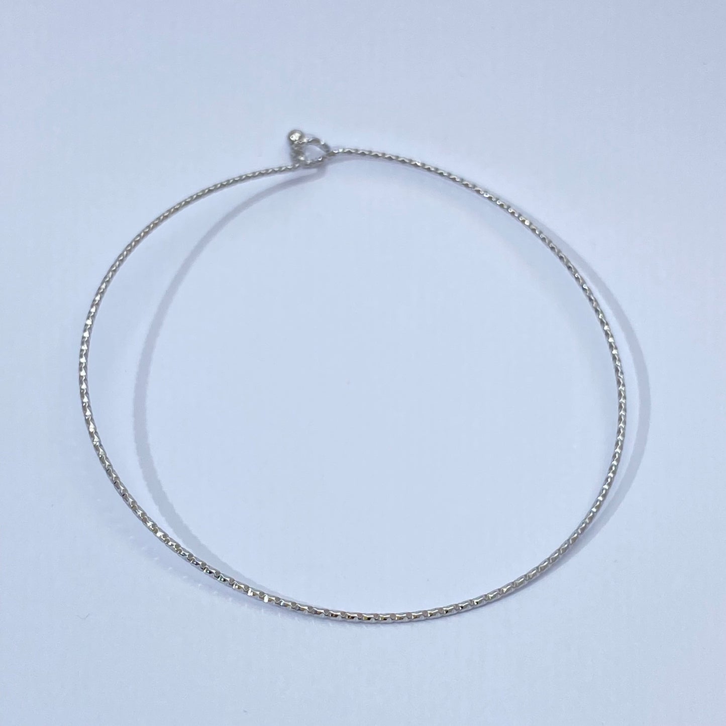 Embossing thin bangle in stainless steel