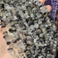 Crystal Chips Beads in natural stone material 5-8mm 80cm