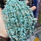 Crystal Chips Beads in natural stone material 5-8mm 80cm