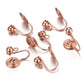 10 PCS Stainless Steel Earclip with silica gel