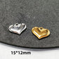 Stainless steel Heart  pendants for Jewelry Making