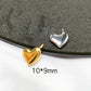 Stainless steel Heart  pendants for Jewelry Making