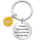 Sunflower Words Keychain Good Gift Stainless Steel Keychain