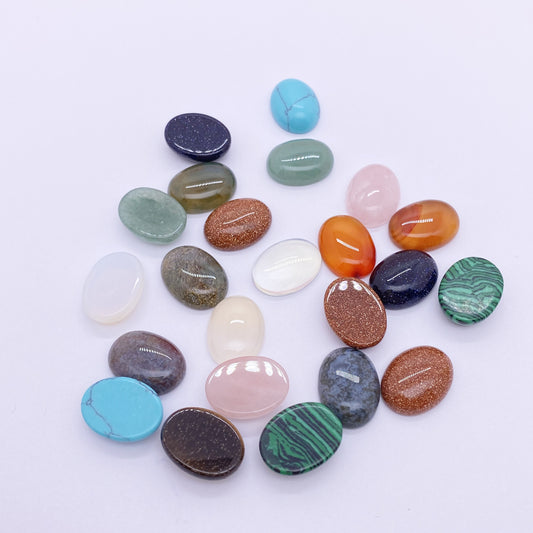 12*16mm Oval Owen shape Oblate stone cabochon