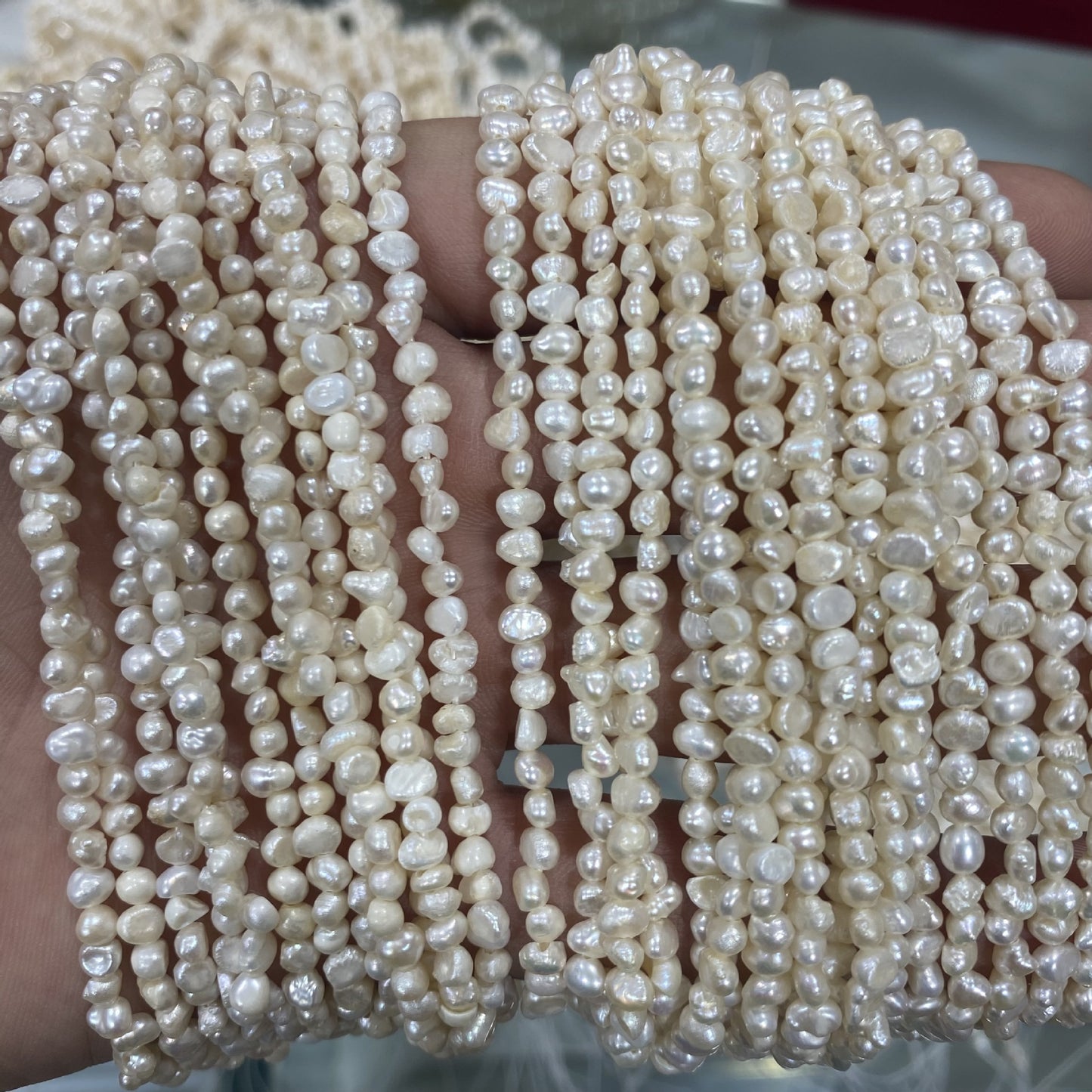 2.8-3.3mm Natural Baroque pearl