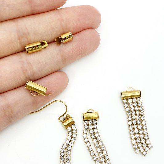 Assembled chain clasp