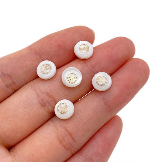 5 pcs /pack Peace shell charm