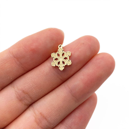 Snowflake charm