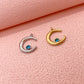 PC431 Crystal moon charm