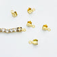 C1244 10 pcs/pack 2mm/3mm Cup Rhinestone Chain/Clawchain Connector,Clasp End