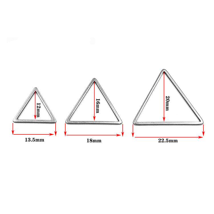 10pcs/pack Triangle hollowed-out for diy