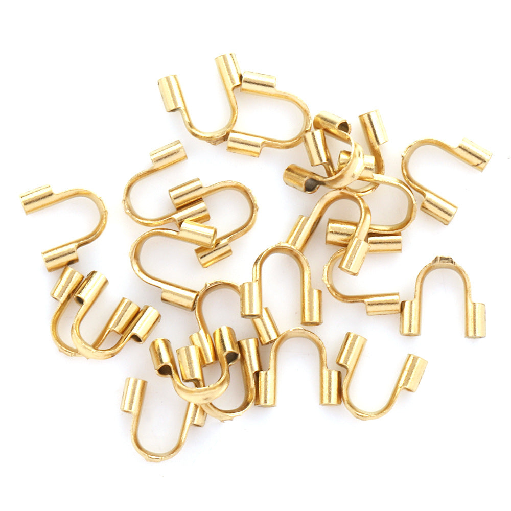 Shape U wire protect for jewelry making