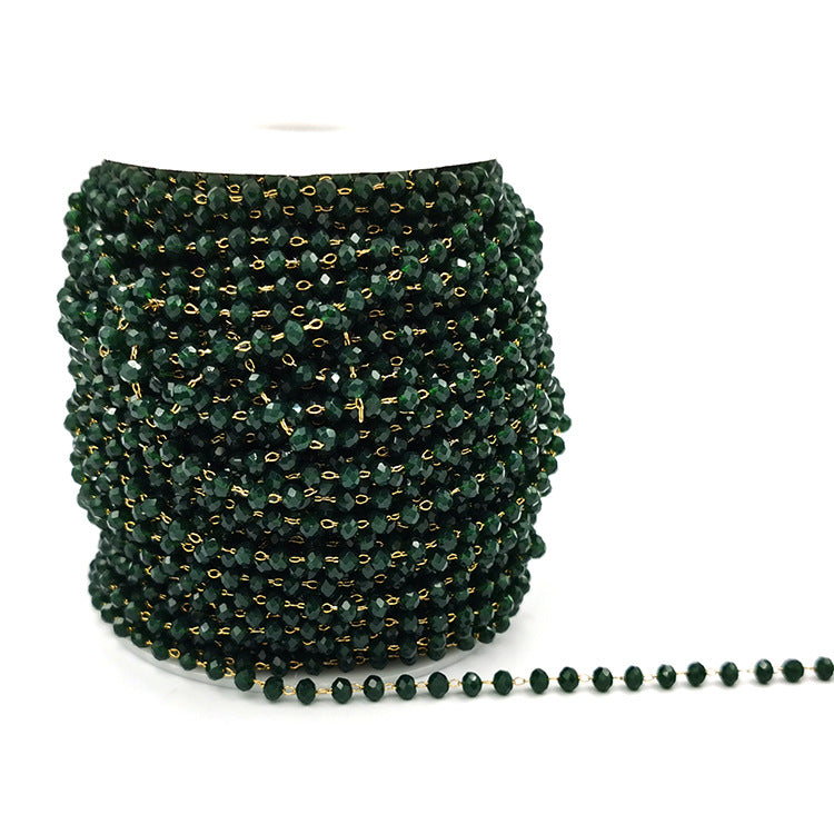 Handmade Chain with glass beads