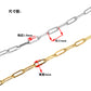 C11    Oval chain Chain-Vacuum Plating Waterproof Stainless steel chain