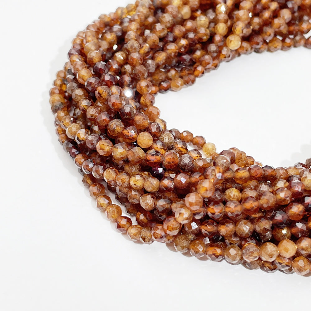 MIX 3mm Natural Faceted stone beads for jewelry DIY