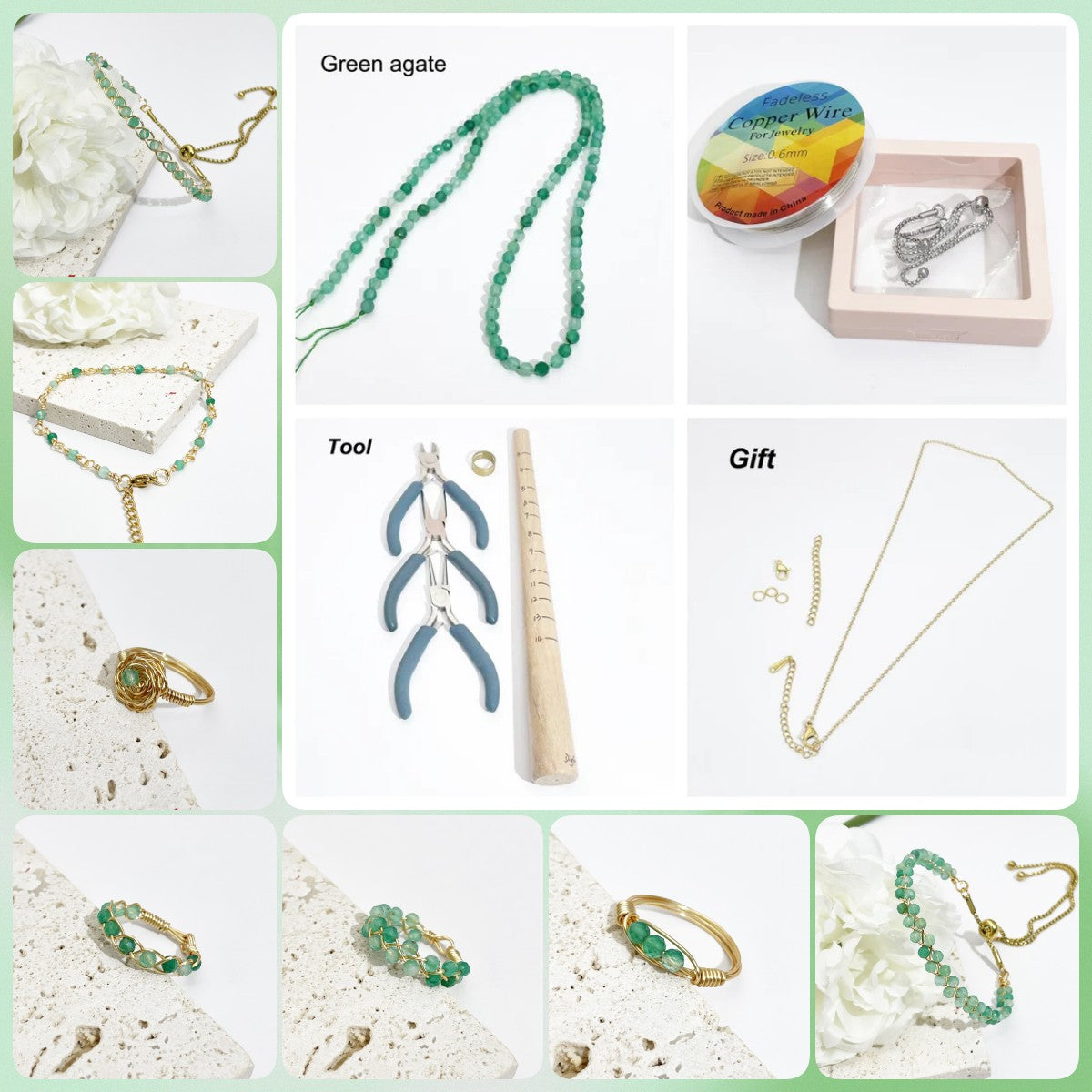 DIY Kit 01 -Braid Ring and Bracelet