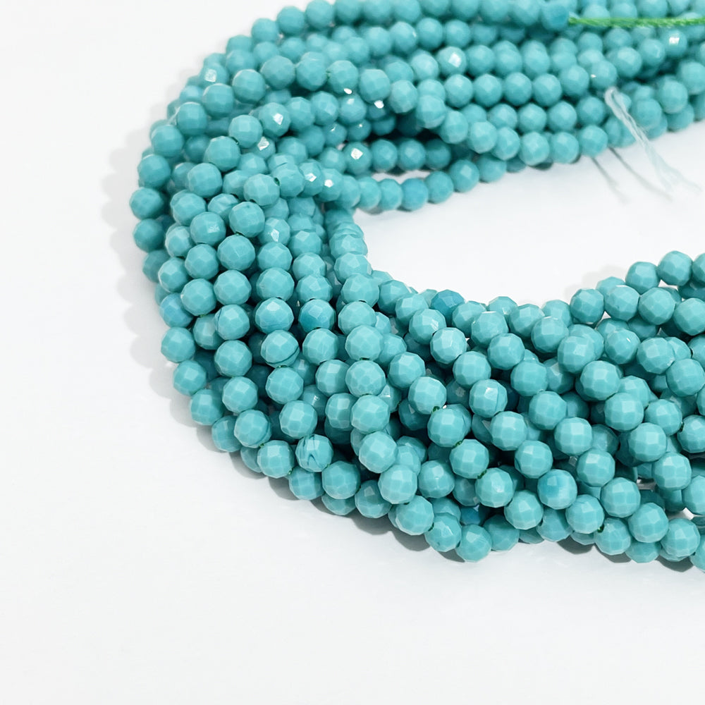 MIX 3mm Natural Faceted stone beads for jewelry DIY