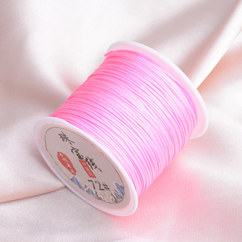 Nylon thread 0.8mm 72# total 50colors