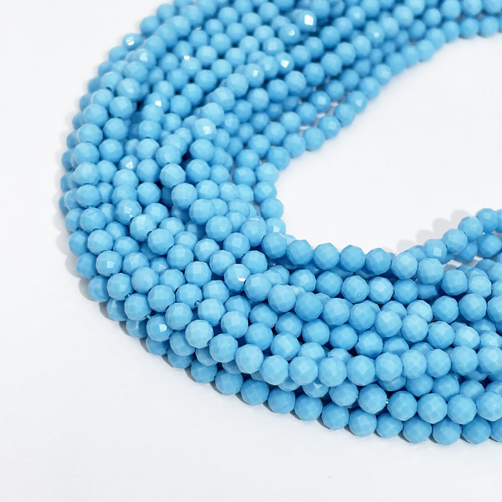 MIX 3mm Natural Faceted stone beads for jewelry DIY