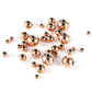 50pcs/pack Round Spacer Beads-Vacuum Plating Waterproof Stainless steel beads