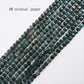 6mm FLAT faceted stone beads