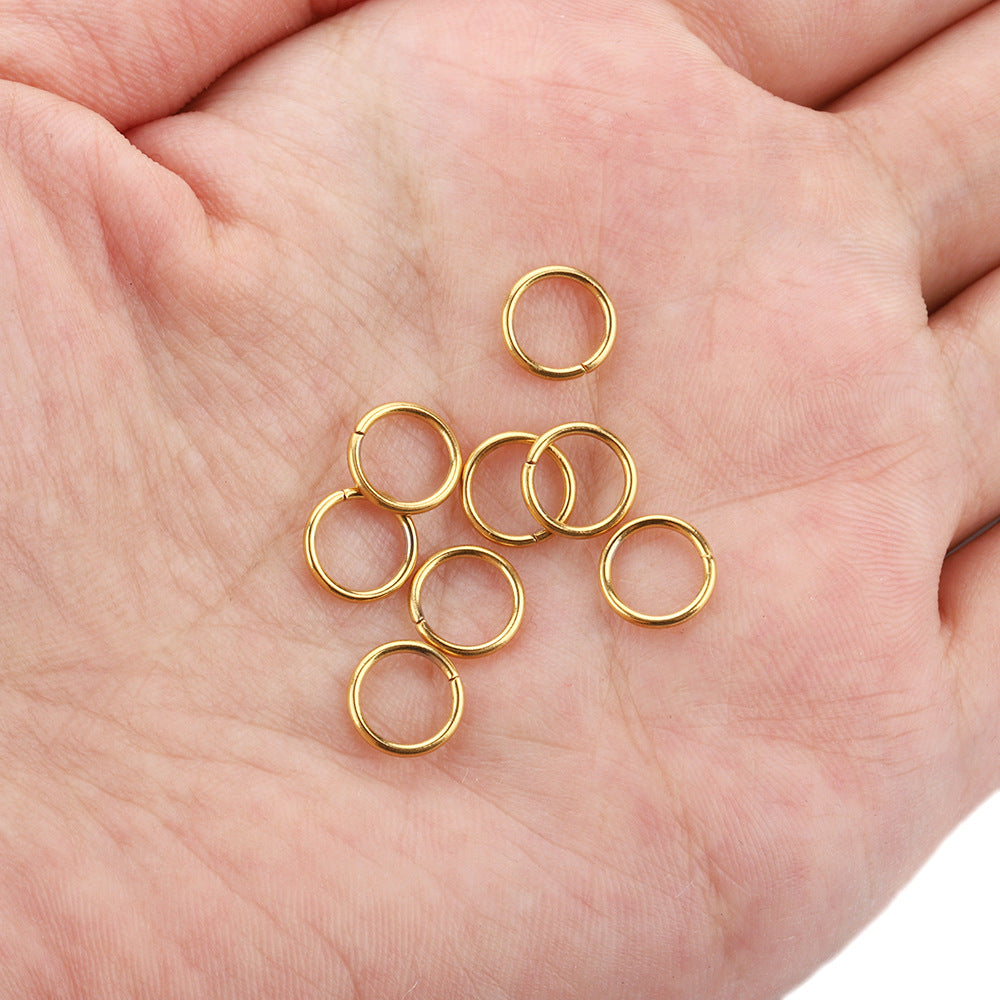 5mm Jump Rings 200pcs Stainless Steel Jump Rings for Jewelry