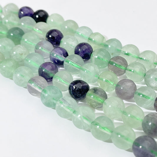 6MM 8MM 10MM Round Natural Fluorite Beads