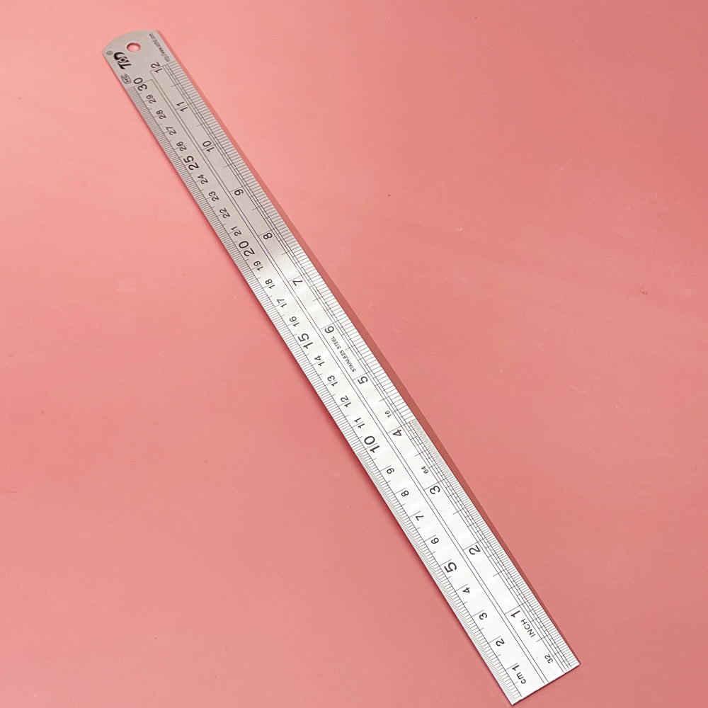30cm/12 inch Stainless Ruler – DIYkitsforu