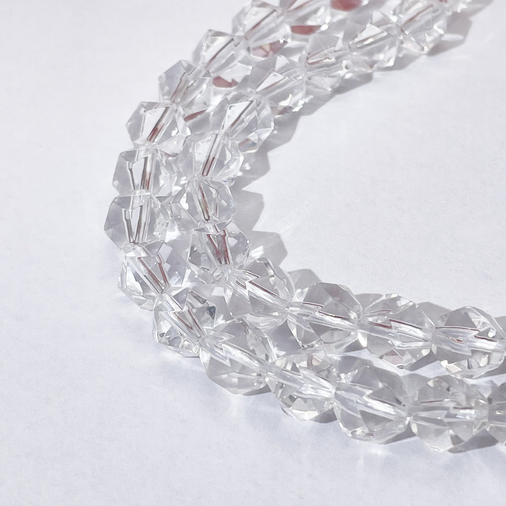 8mm Diamond cut optimizes crystal