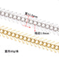 Fish Bone Chain -Vacuum Plating Waterproof Stainless steel chain
