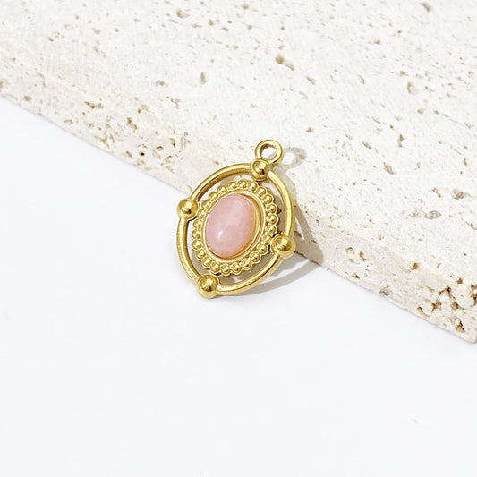 Retro Oval Charm for DIY