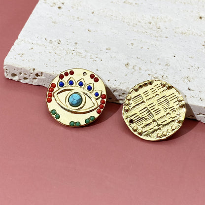 Evil Eye-WaterProof charm for DIY