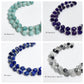 8mm Double Tip Faceted Semi-Precious Gemstone