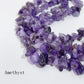 Crystal Chips Beads in natural stone material 5-8mm 80cm
