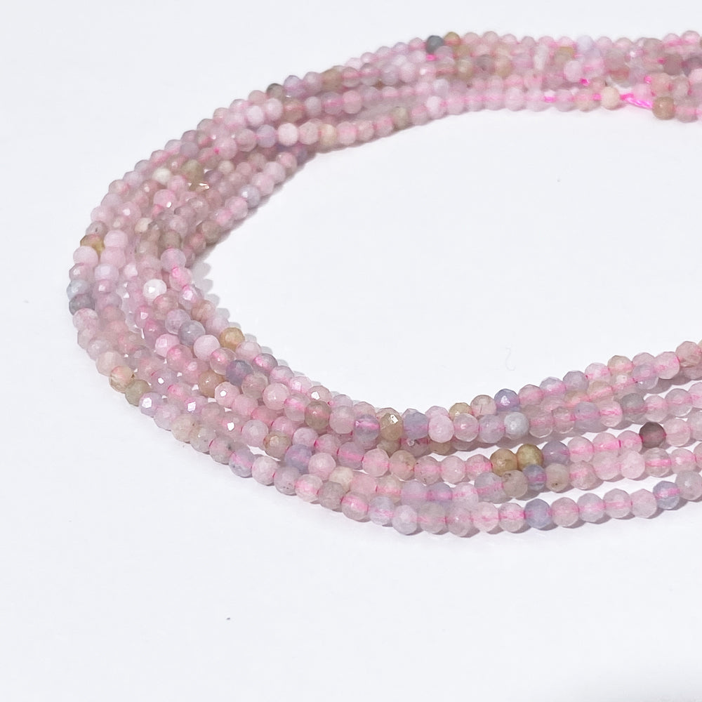 B MIX 2mm Natural Faceted stone beads for jewelry DIY
