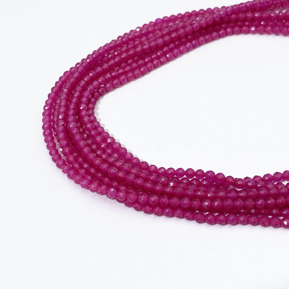 C MIX 2mm Natural Faceted stone beads for jewelry DIY